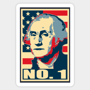 George Washington No. 1 Sticker